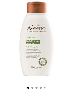 Aveeno Oat Milk Blend Daily Moisture Shampoo for Dry Hair, 12 oz New